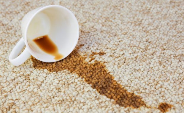 Coffee Spilled on rug and needs a professional carpet cleaning service